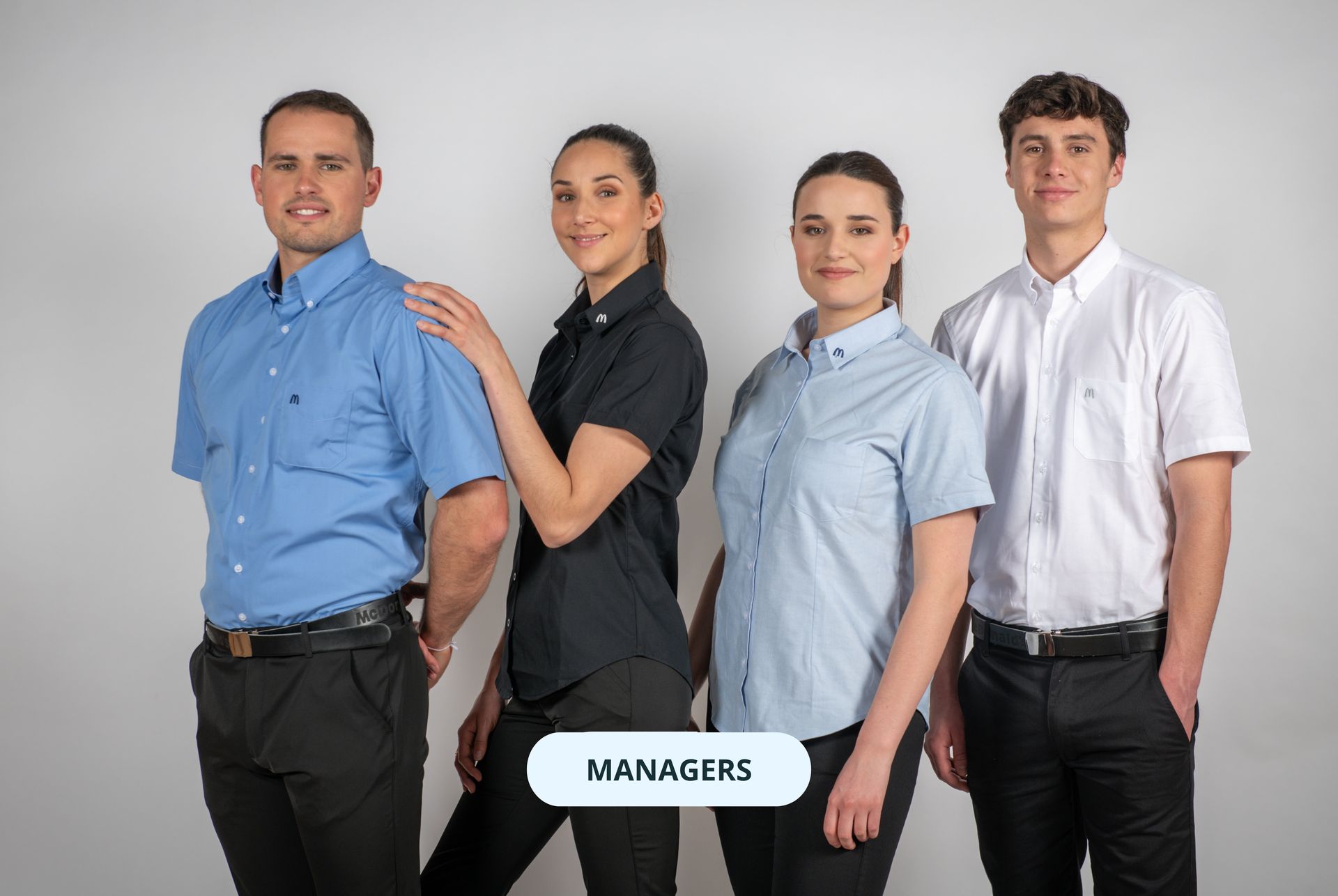 Vêtements de travail managers ek-Kinox pour restaurants et bureaux mcDonald's