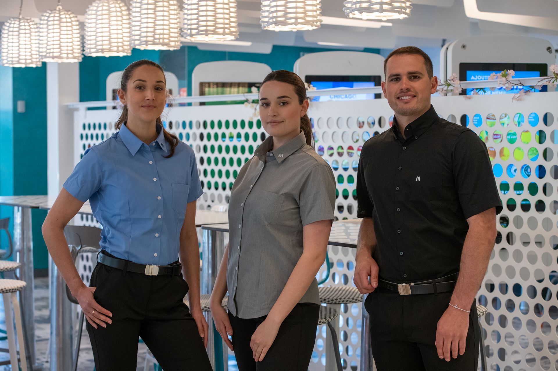 Chemises ek-Kinox pour restaurants et bureaux mcDonald's