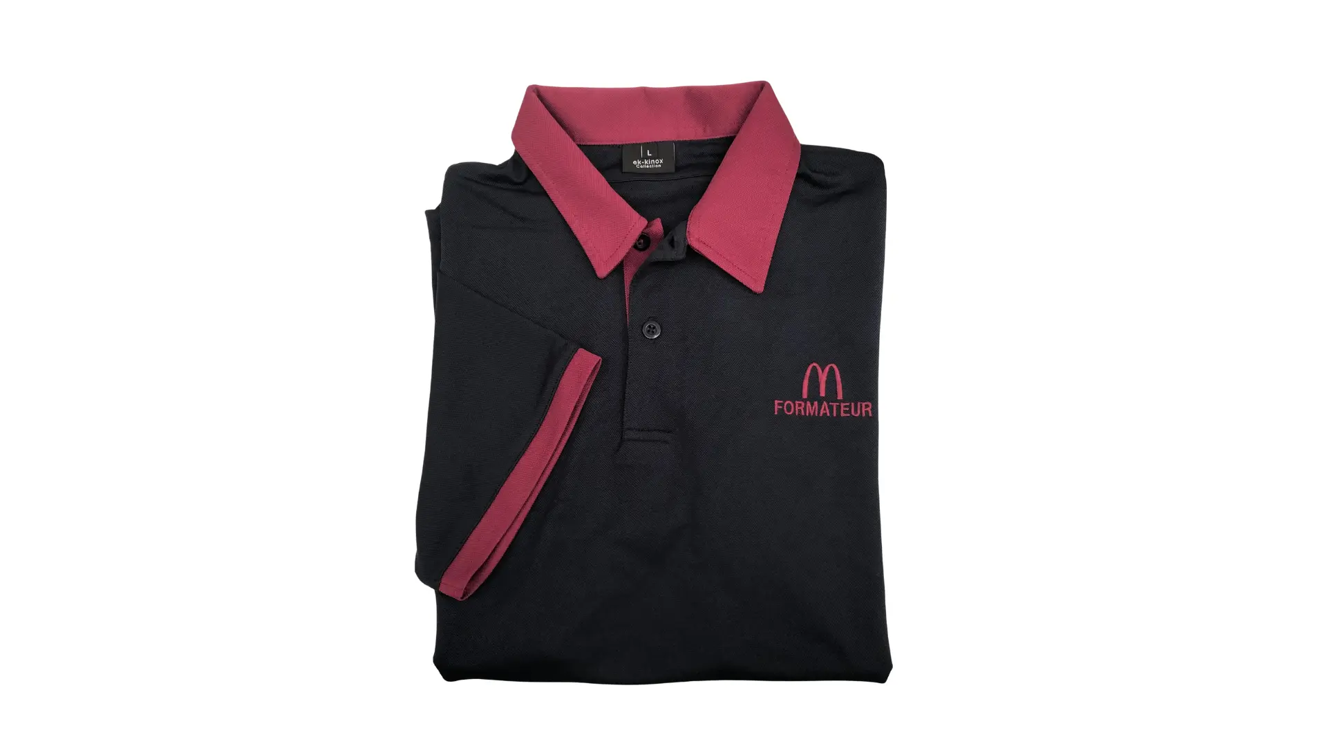 Polo Sailor - Personnalisation Formateur Grenat
