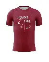 T-SHIRT NOEL GRENAT